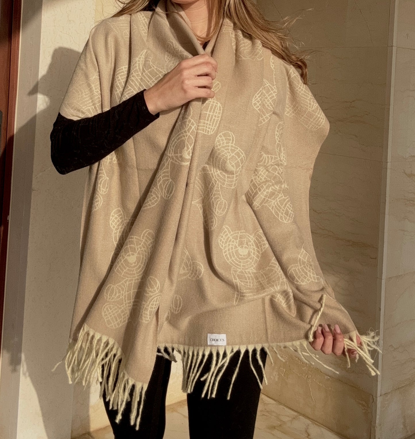 Soft Scarf in Beige